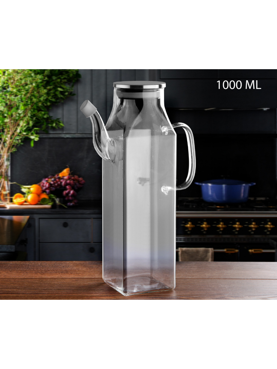 Isıya Dayanıklı Cam Yağlık 1000ML G3625 resmi