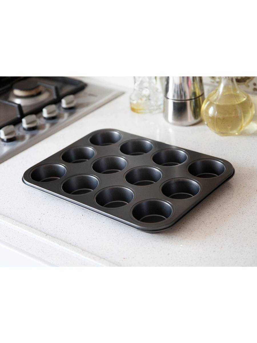 Metal Onikili Muffin Kalıbı 35x26 G2371 resmi