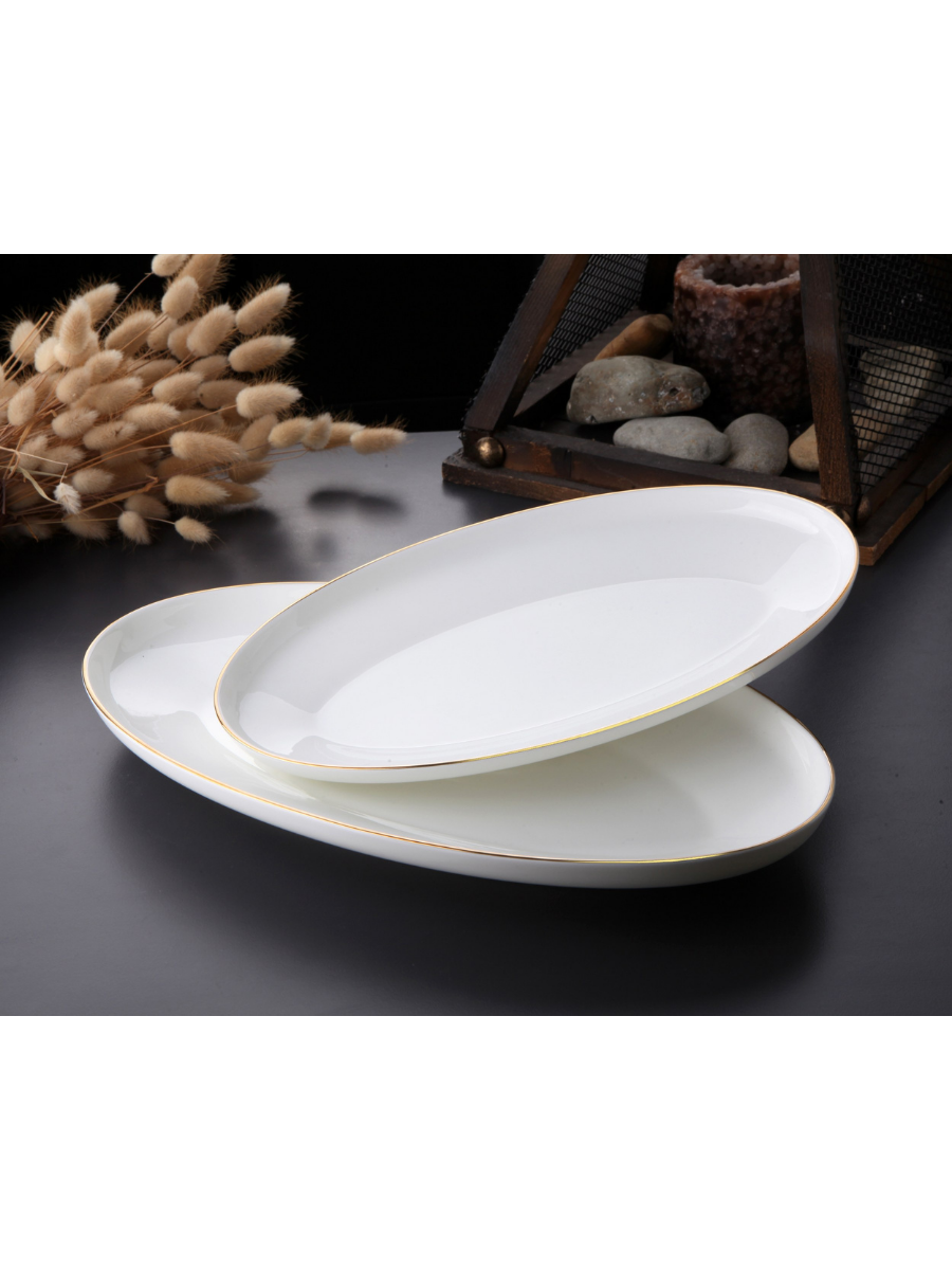 Porselen Gold Bone China İkili resmi