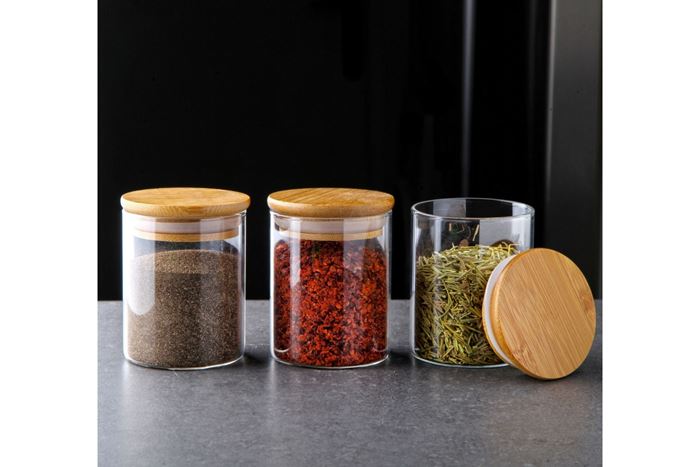 BOROSİLİKAT KAVANOZ 6,5X8CM 200ML resmi