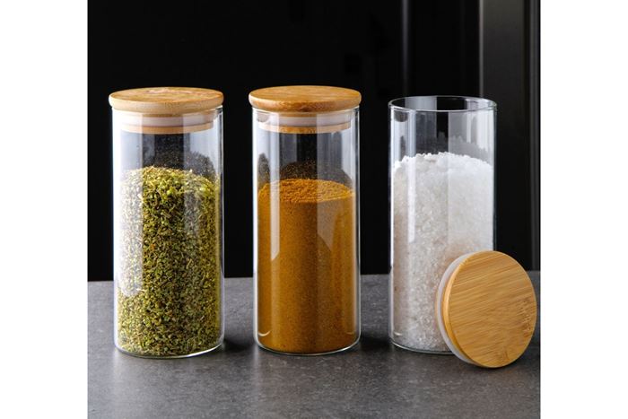 BOROSİLİKAT KAVANOZ 6,5X15CM 400ML resmi