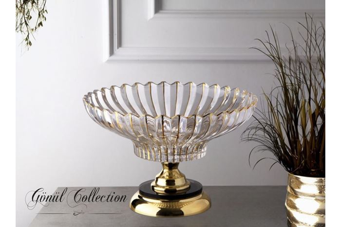 DEKORATİF CAM MEYVELİK resmi