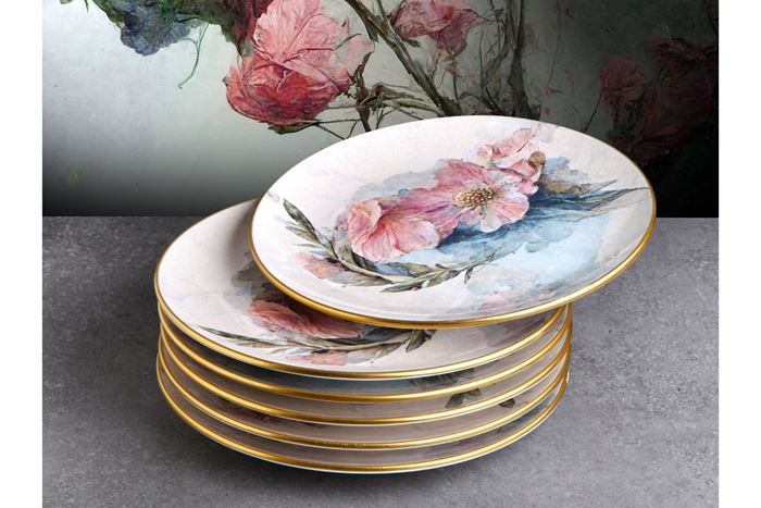 PINK SERAMİK 6LI SERVİS resmi