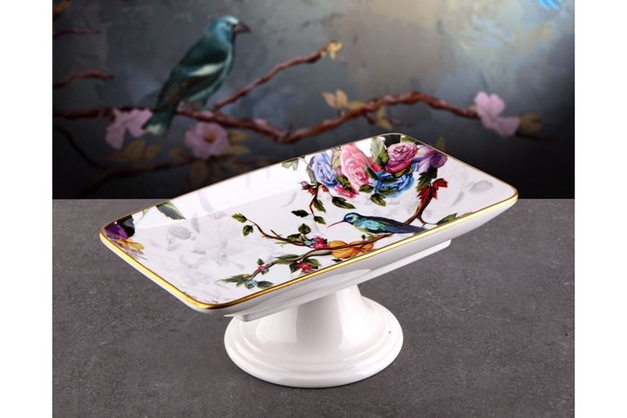 FLORE AYAKLI ÇİKOLATA TABAĞI resmi