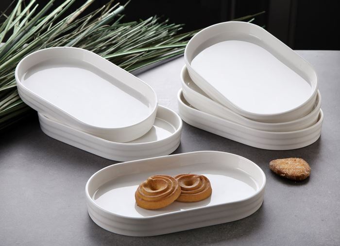 OVAL TABAK 20X9X2 CM PK:6 K:48 resmi