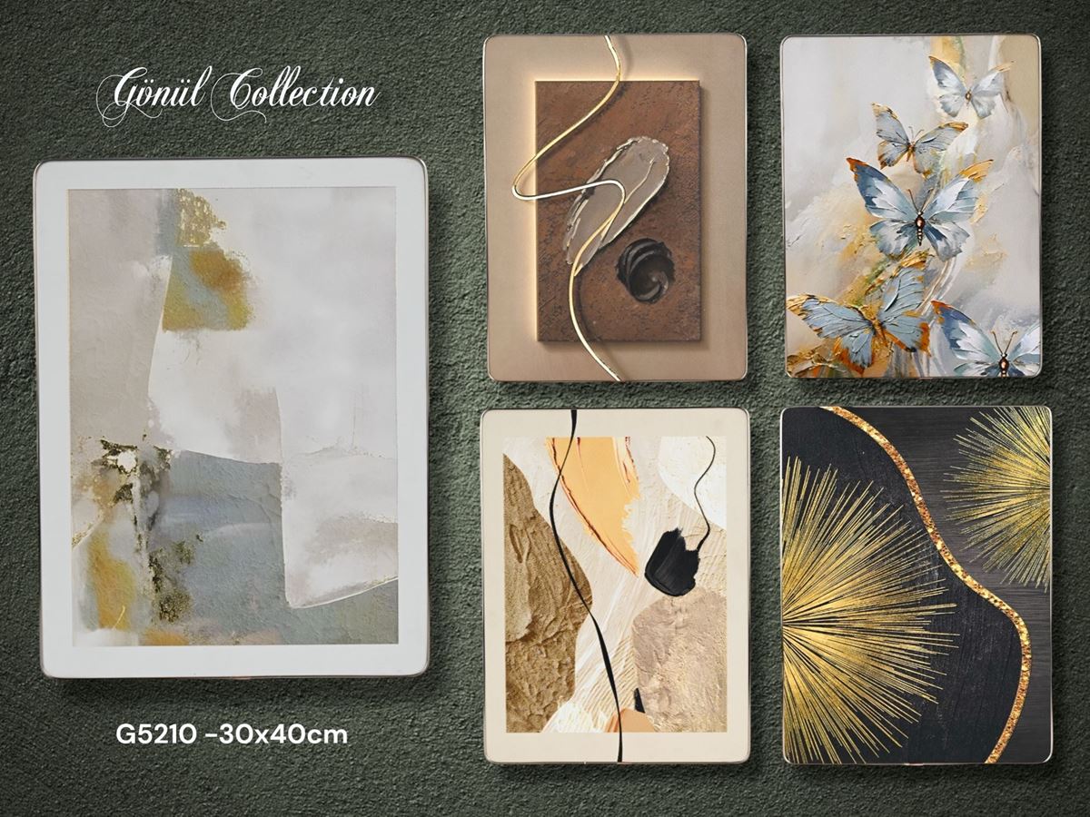 DEKORATİF RESİMLİ TABLO 30X40CM resmi