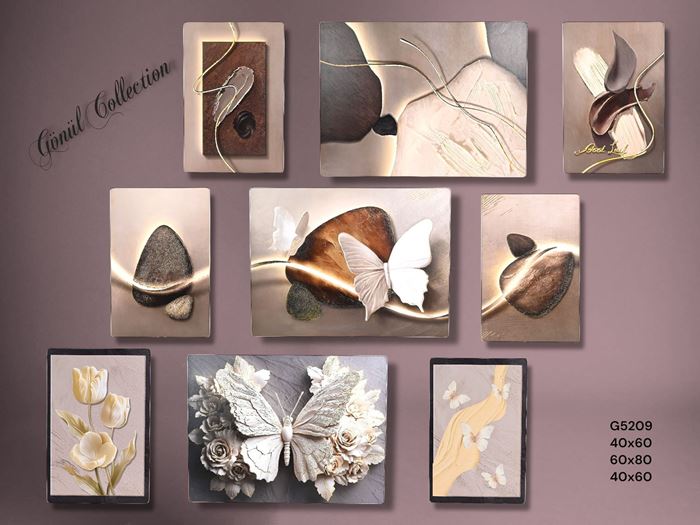 DEKORATİF RESİM TABLO SET40x60-60x80-40x 60 resmi