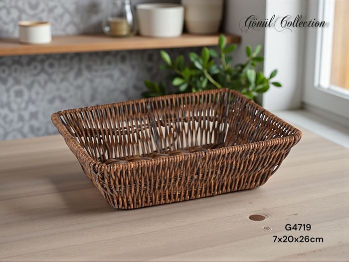 PLASTİK SEPET 26X2X7 resmi