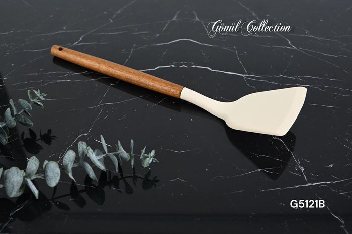 SİLİKON SPATULA BEYAZ resmi