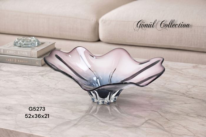 DEKORATİF CAM EŞYA 52X36X21CM resmi