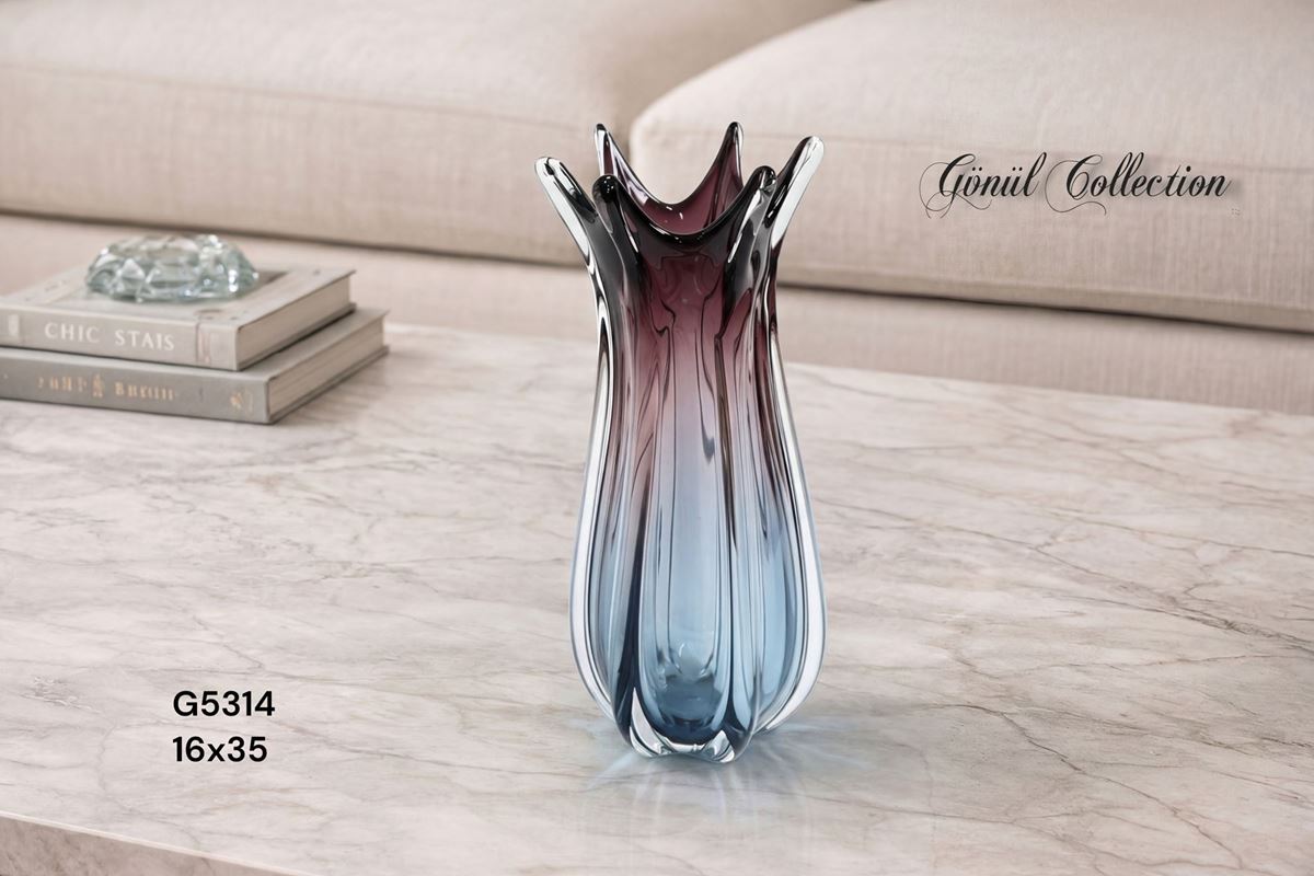 DEKORATİF CAM EŞYA 16X35 resmi