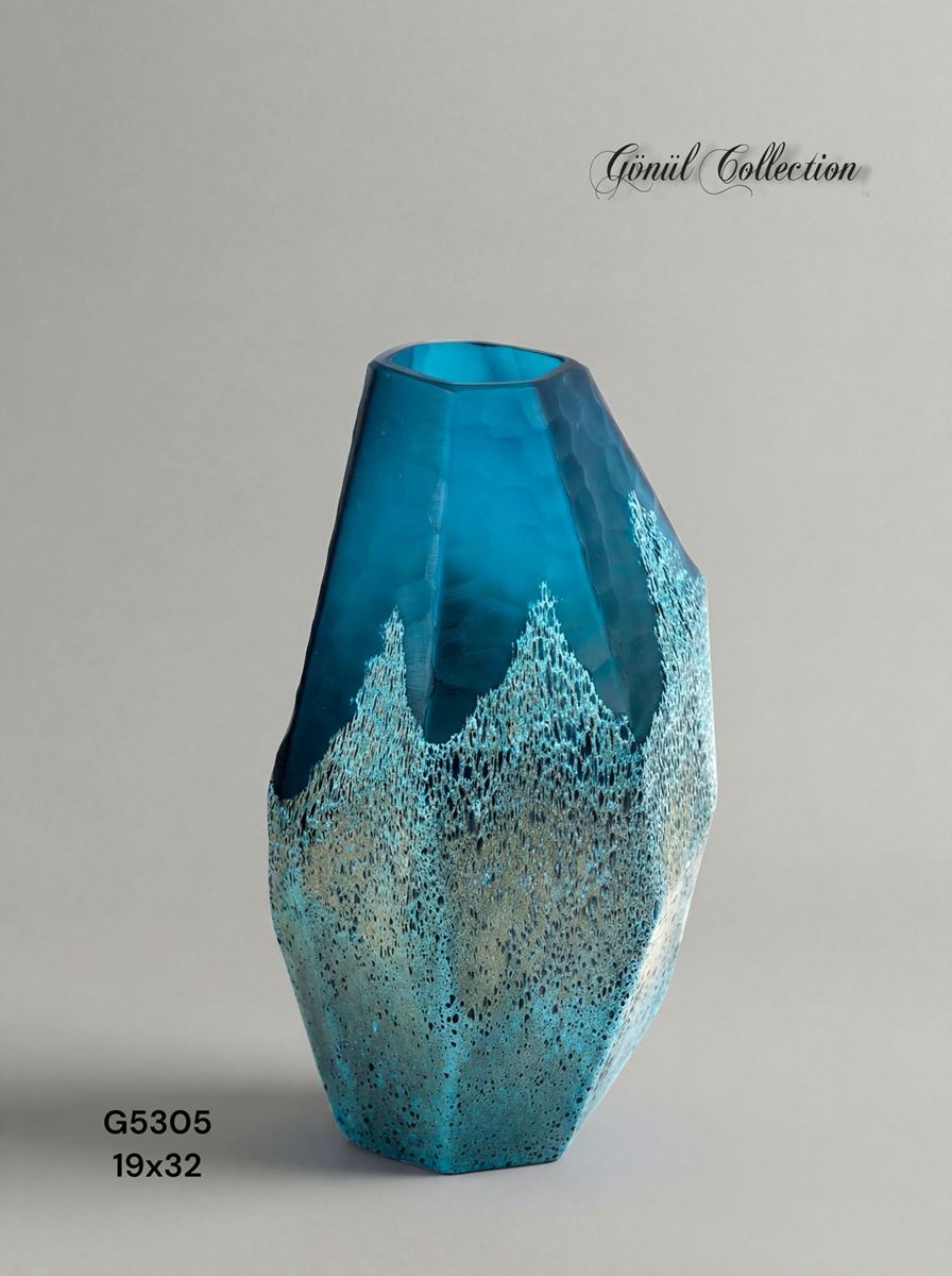 DEKORATİF CAM EŞYA 19X32 resmi