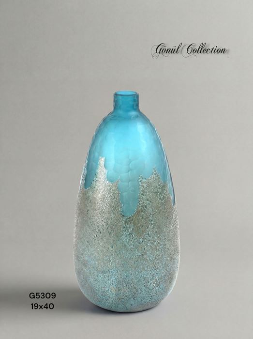 DEKORATİF CAM EŞYA 19X40 resmi