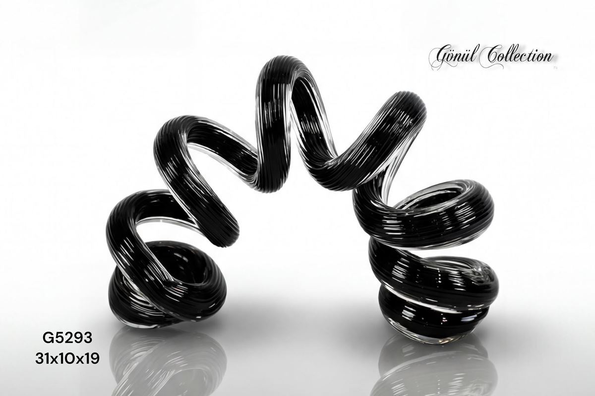 DEKORATİF CAM EŞYA 31X10X19.5 CM resmi