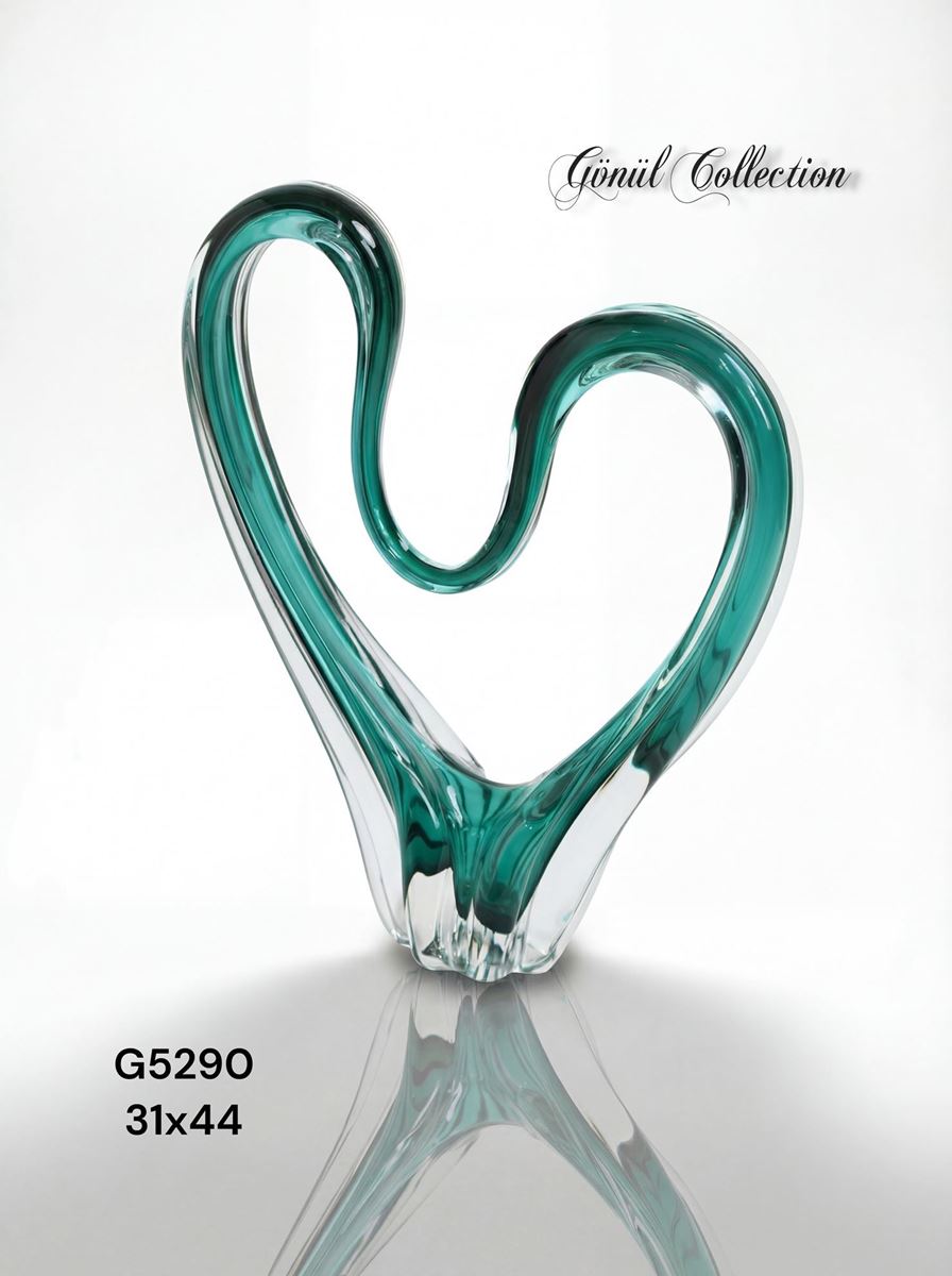 DEKORATİF CAM EŞYA 31X44CM resmi