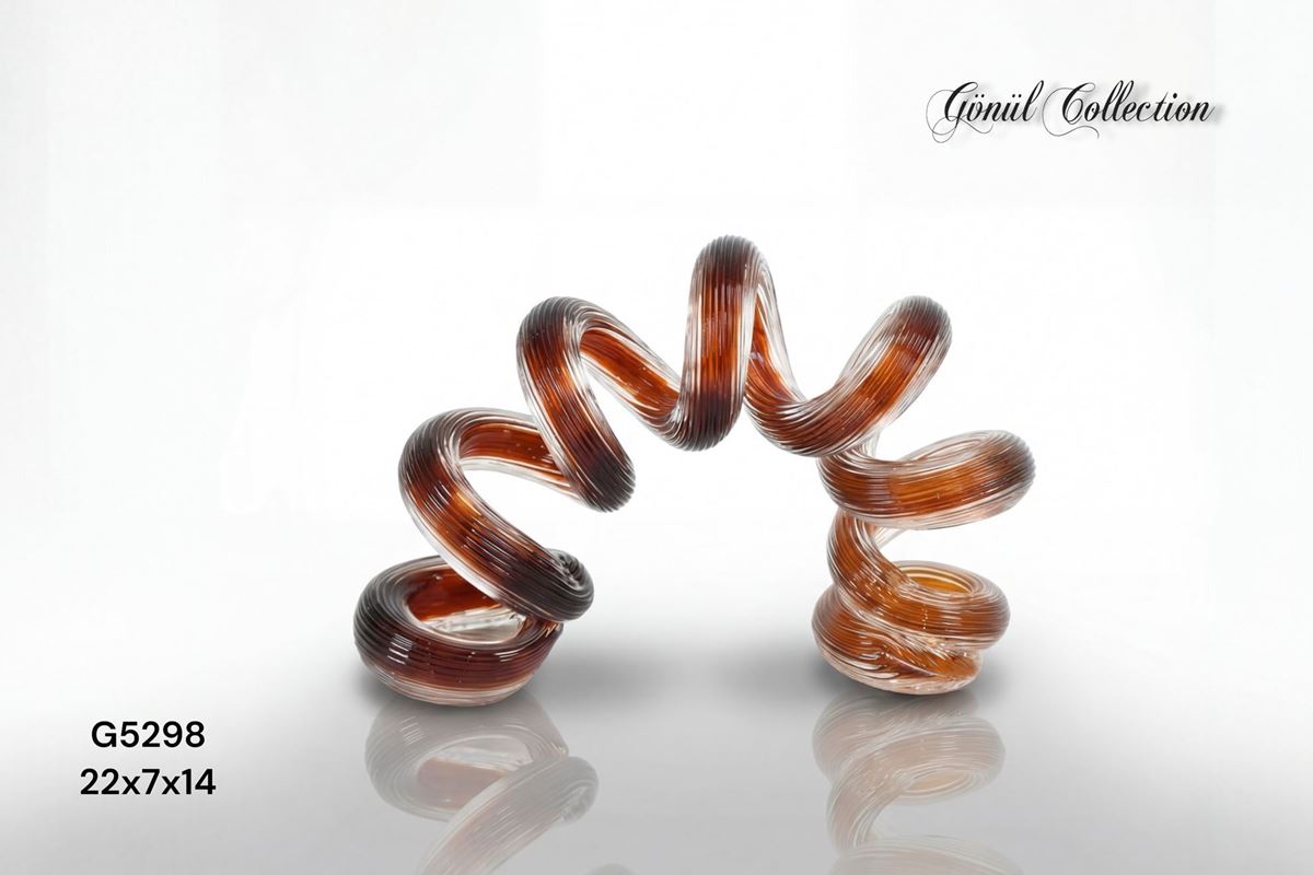 DEKORATİF CAM EŞYA 22X7X14CM resmi