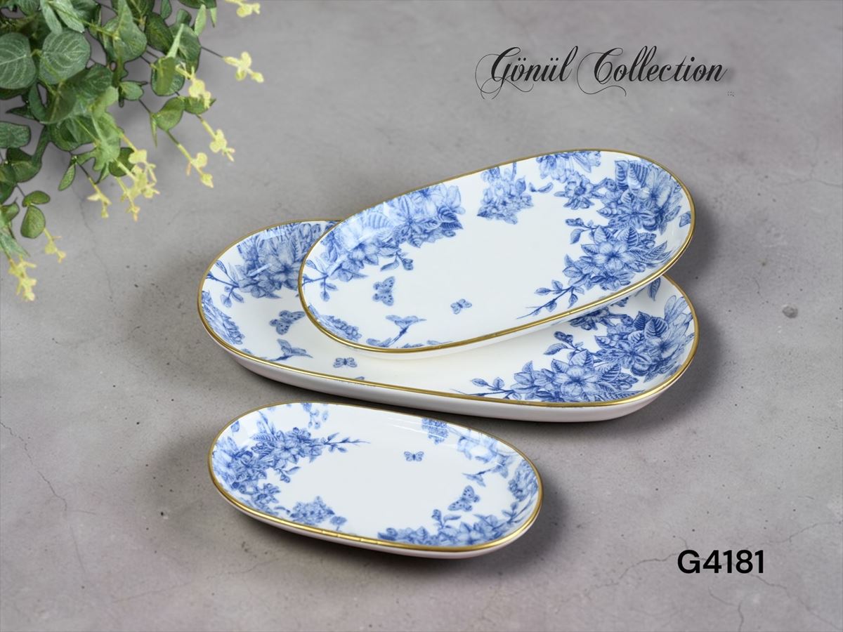 SPRING TIME 3LÜ KAYIK TABAK resmi