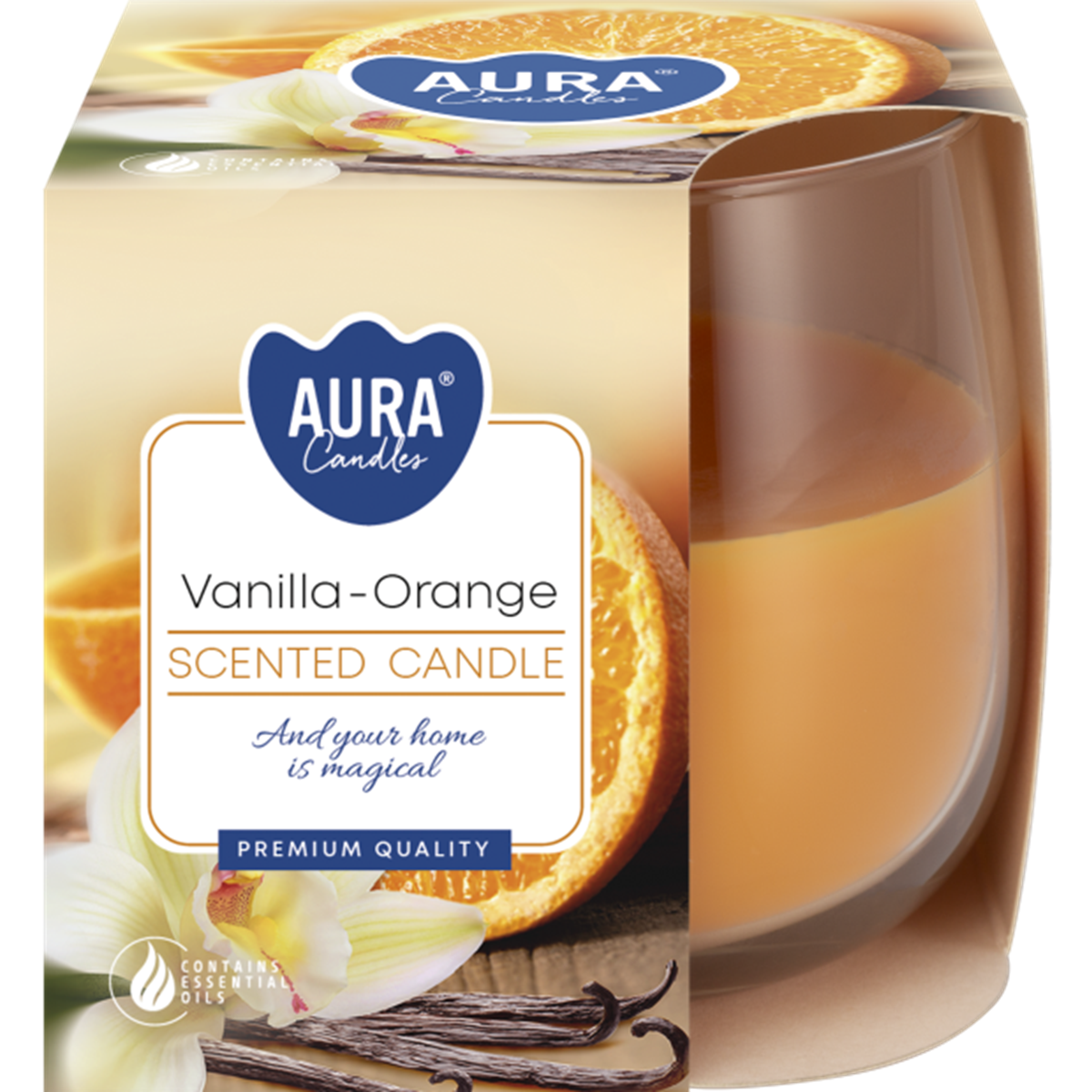 BARDAK MUM VANILLA ORANGE resmi