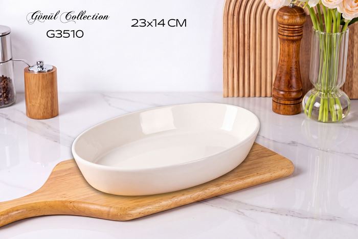BÜYÜK KAYIK TABAK 23X14 resmi