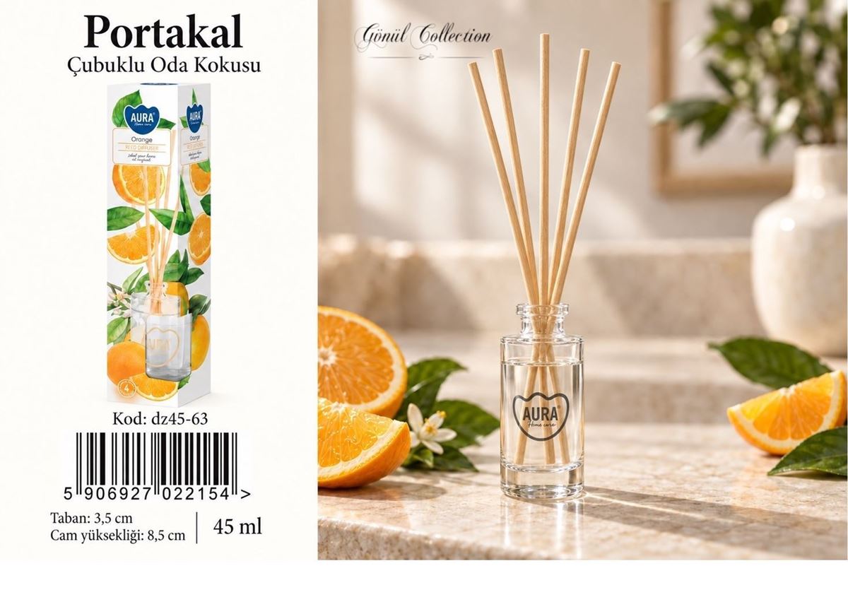 ÇUBUKLU ODA KOKUSU PORTAKAL resmi