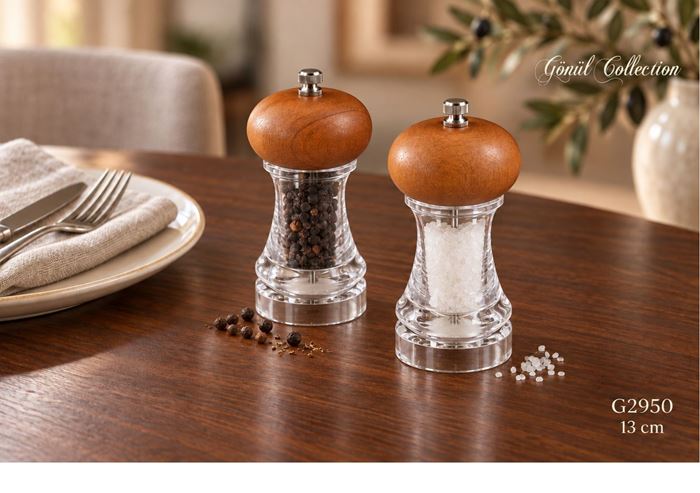 BAMBU KAPAKLI AKRİLİK EL DEĞİRMENİ resmi