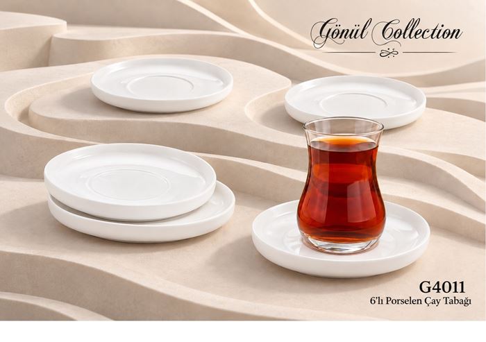 6LI ÇAY TABAĞI 11,2X1,8 CM resmi
