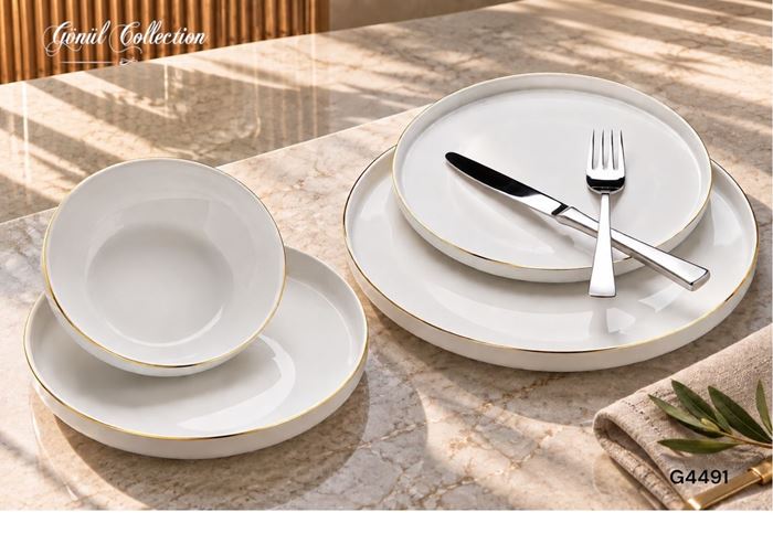 24 PARÇA GOLD YEMEK TAKIMI resmi